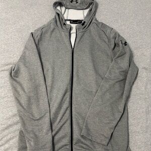 Under Armour Heather Gray Hoodie Large